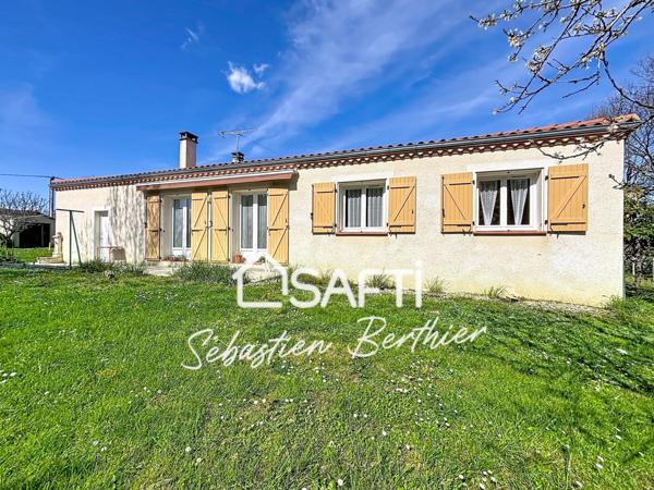 Maison 100 m² – 3 chambres – Grand garage + dépendance – Terrain divisible – Exclusivité