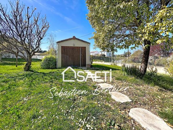 Maison 100 m² – 3 chambres – Grand garage + dépendance – Terrain divisible – Exclusivité