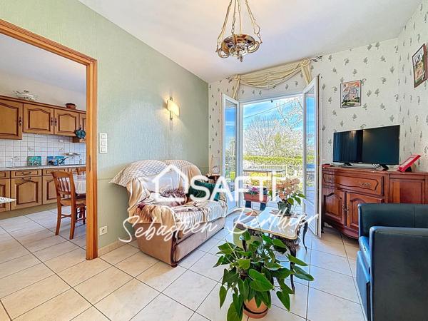 Maison 100 m² – 3 chambres – Grand garage + dépendance – Terrain divisible – Exclusivité