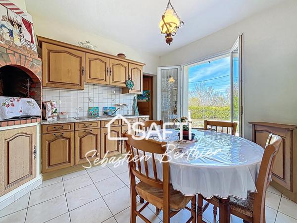 Maison 100 m² – 3 chambres – Grand garage + dépendance – Terrain divisible – Exclusivité