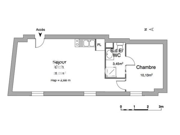 Location Appartement 2 pièces 41.63 m² - RUE DU BATIMENT D'ARGENT Nimes 30000