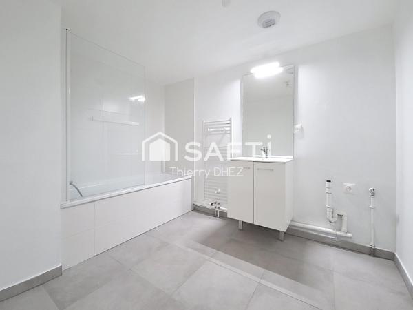 T3 59m² de 2022 au 5è étage avec grand balcon, vue dégagée et frais de notaire réduits !