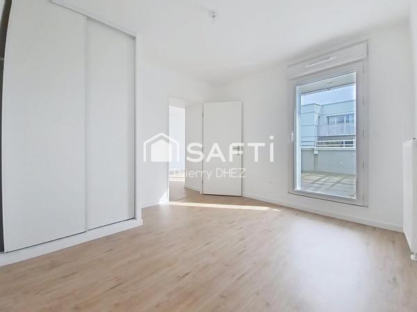T3 59m² de 2022 au 5è étage avec grand balcon, vue dégagée et frais de notaire réduits !
