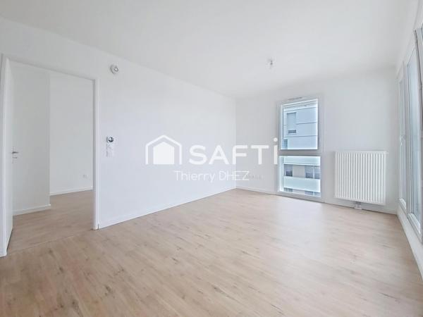 T3 59m² de 2022 au 5è étage avec grand balcon, vue dégagée et frais de notaire réduits !