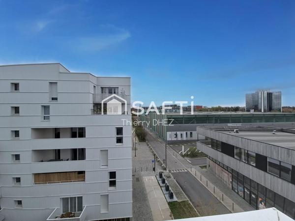 T3 59m² de 2022 au 5è étage avec grand balcon, vue dégagée et frais de notaire réduits !