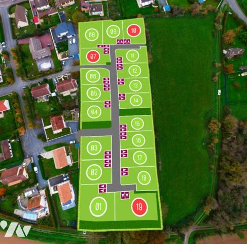 Terrain constructible viabilisé de 726m2