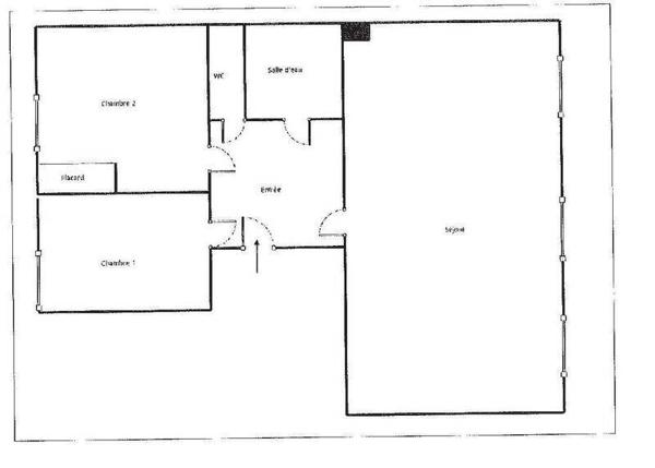 Appartement 3 pièces - 44000 Nantes -  Dervallières-Chézine