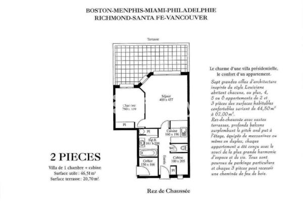 Appartement
         2 pièces
        - 49 m² Bien prestige 425 000 € *