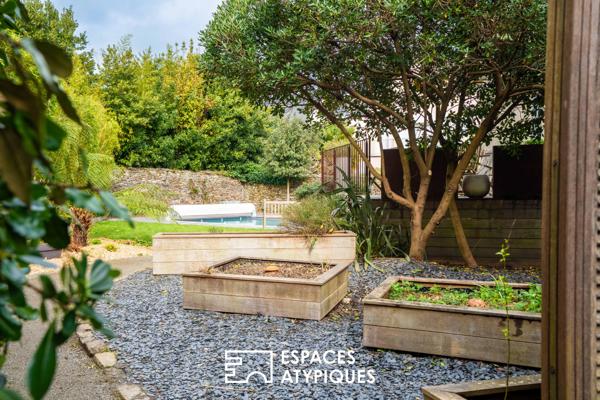 Maison bourgeoise années 30 rénovée avec piscine – Nantes Longchamp