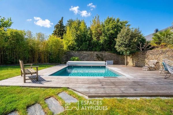 Maison bourgeoise années 30 rénovée avec piscine – Nantes Longchamp
