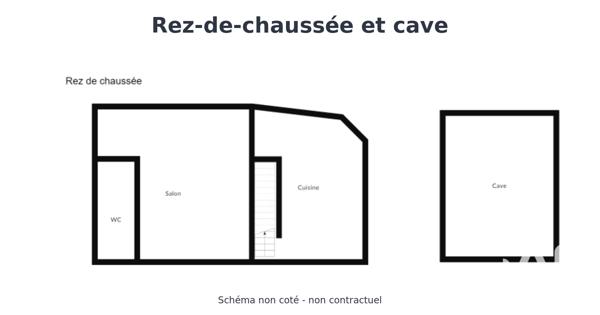 Maison à vendre 3 pièces 43 m² Deville