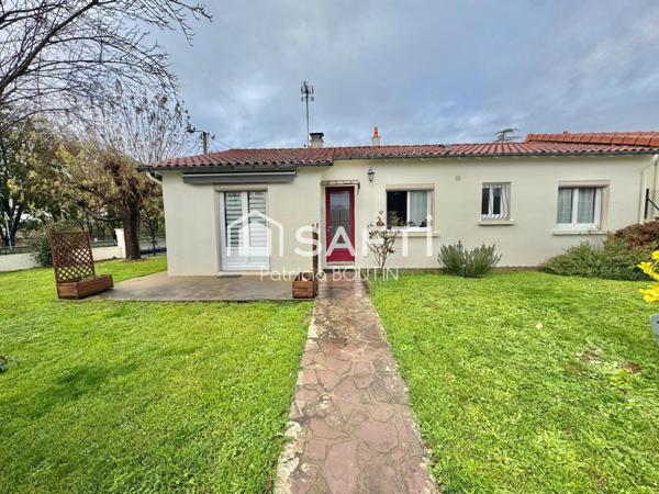 PAVILLON PLAIN PIED 3 CHAMBRES ET GARAGE A NIORT !