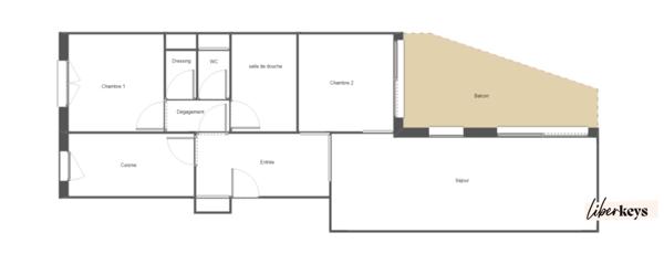 Rue Lecourbe / Lourmel - 3 pièces avec terrasse et parking 