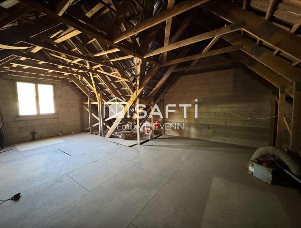 Maison - 90m2 - 3 chambres - terrain arboré