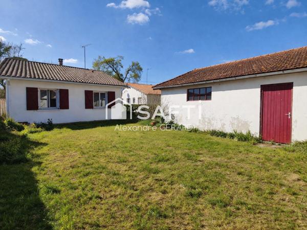 Maison 3 chambres + grand garage