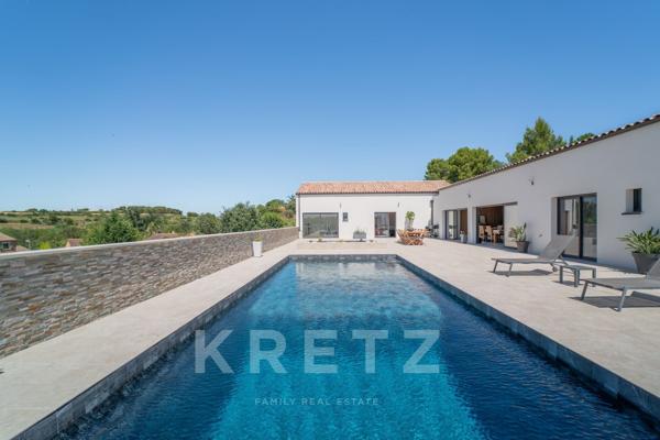 Villa contemporaine proche de Béziers