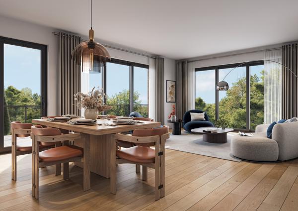 Châteauneuf-de-Grasse – 4P Duplex avec grand terrasse – Résidence neuve face au golf