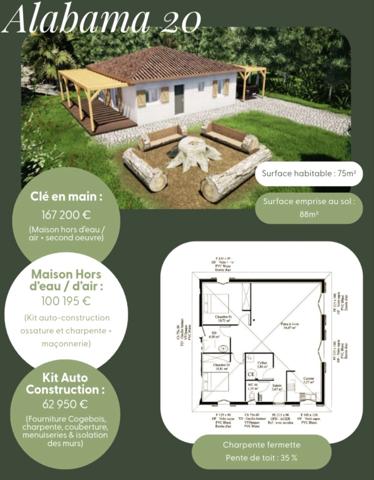 Terrain à vendre de 700,00 m² LE HOUGA (32) LOT 8