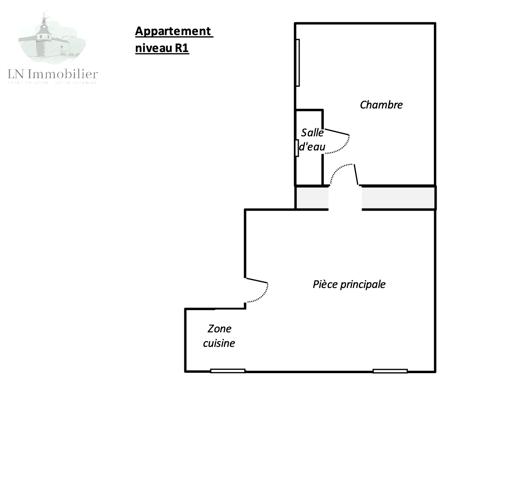 APPARTEMENT TYPE T2 - 50 m² - CENTRE-VILLE DE CONCARNEAU