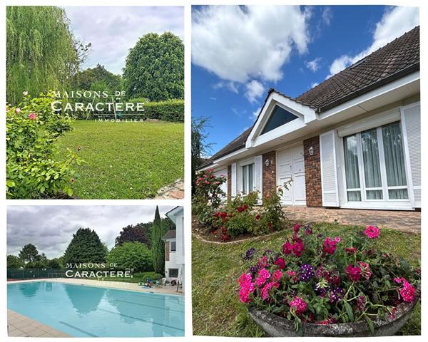 Maison familiale au sein d’un domaine recherché avec piscine, école et tennis – Marsinval
