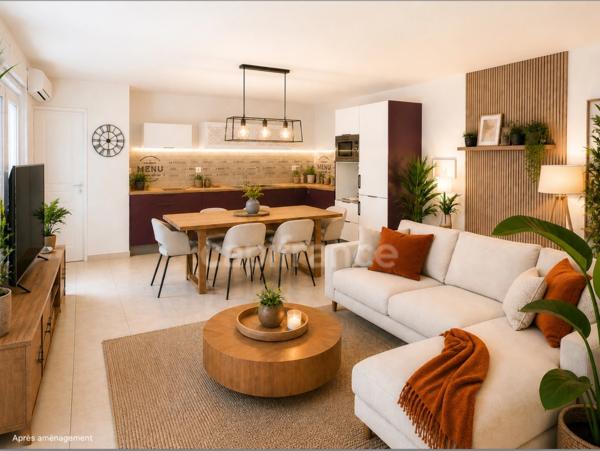 MONTELIMAR (26 200) - Appartement à vendre T4 récent 85 m² - Terrasse plein sud 19 m² - Garage fermé - DPE A