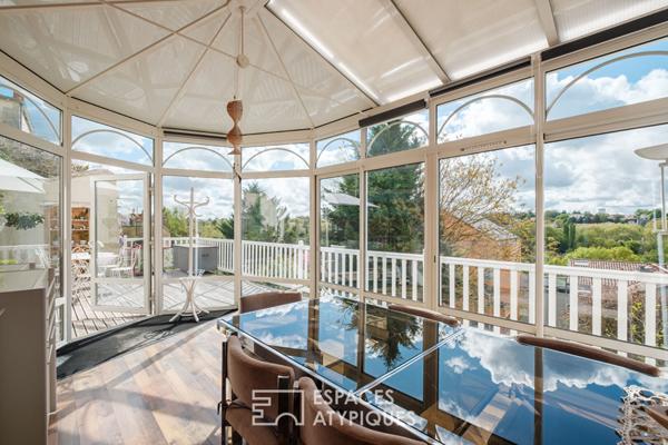 Maison avec vue imprenable sur Poitiers proche Tison