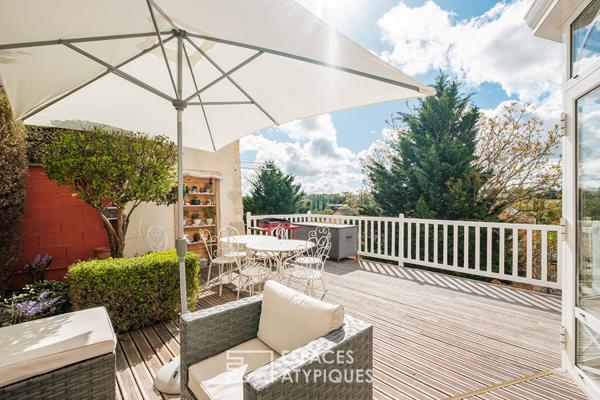 Maison avec vue imprenable sur Poitiers proche Tison