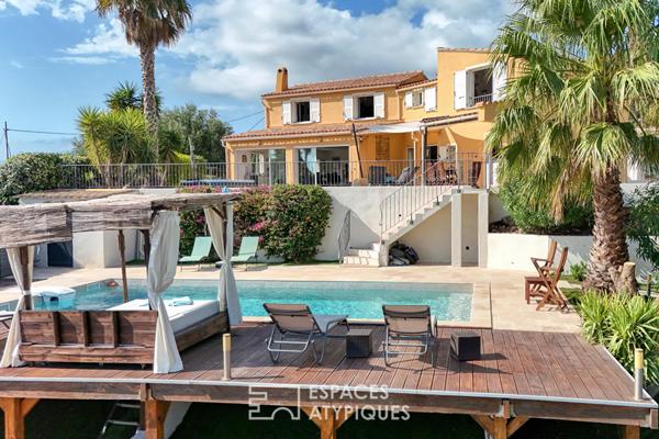 Maison familiale avec vue sur la rade de Toulon