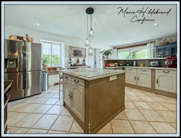 Maison en pierre de plus de 220m² - 5 chambres - jardin, piscine, dépendances - 3600m²