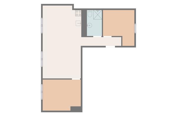 Appartement - à louer - 29600 Morlaix 700 € - GestionObi29-réf170