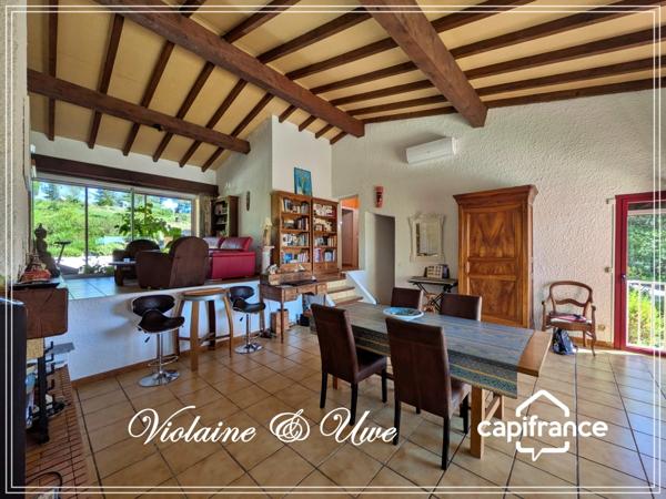 Maison d’architecte avec vue dominante et jardin méditerranéen LEZIGNAN CORBIERES (11)