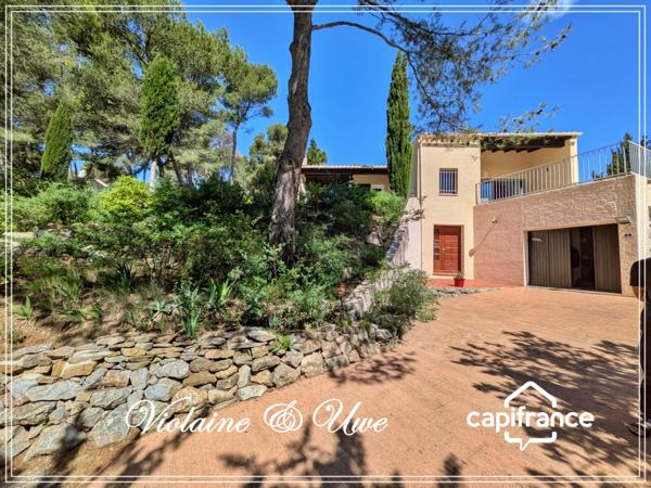 Maison d’architecte avec vue dominante et jardin méditerranéen LEZIGNAN CORBIERES (11)