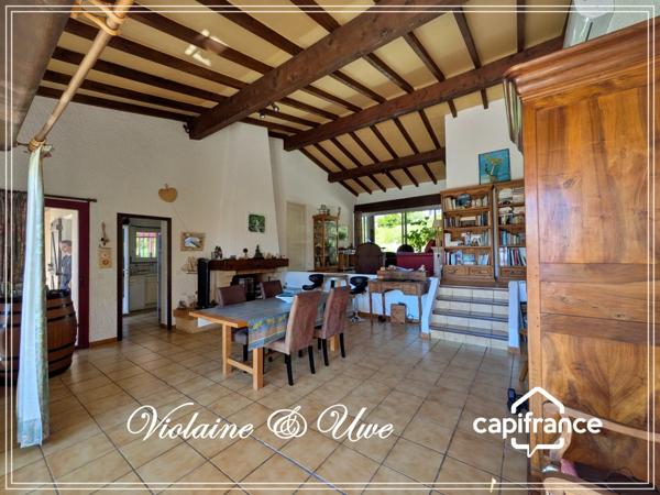 Maison d’architecte avec vue dominante et jardin méditerranéen LEZIGNAN CORBIERES (11)