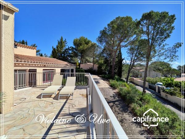 Maison d’architecte avec vue dominante et jardin méditerranéen LEZIGNAN CORBIERES (11)