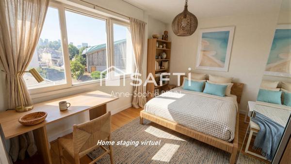 Colombes centre, grand 3 pièces, lumineux, balcon, cave, parking