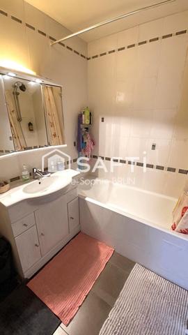 Colombes centre, grand 3 pièces, lumineux, balcon, cave, parking