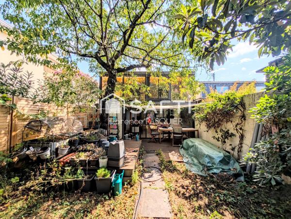 Saint-Augustin / Mondésir, échoppe avec jardin, garage.