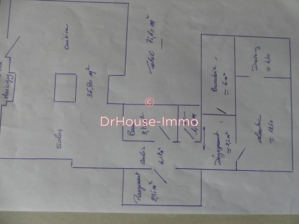 Appartement à vendre 3 pièces de 75 m²