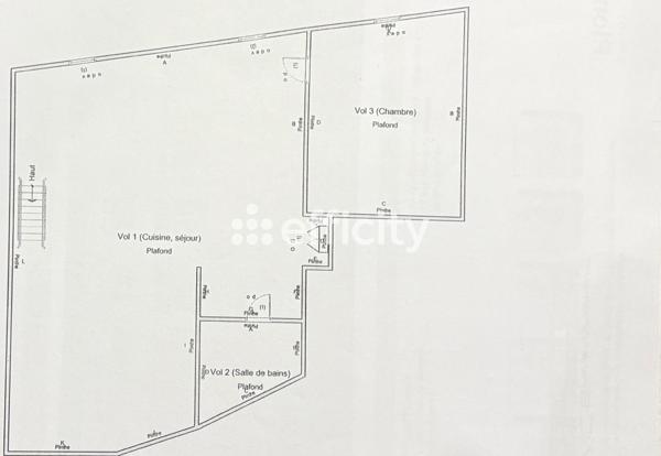 Appartement 2 pièces - 45 m² Exclusivité efficity