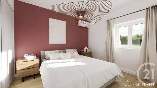 Appartement F3 à vendre  3 pièces - 58,40 m2 FEYZIN - 69