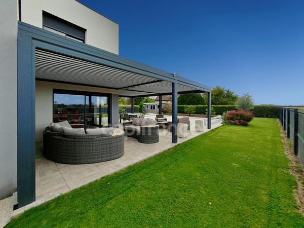 Dpt Saône et Loire (71), à vendre à 15 mn de Chalon-Sur-Saône maison contemporaine P6 de 130 m² - Terrain de 961m²