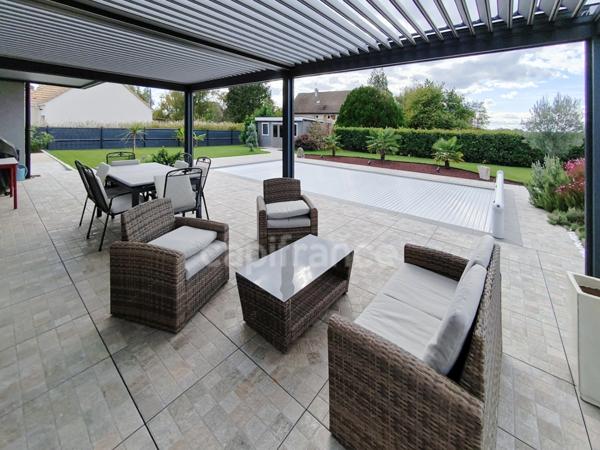 Dpt Saône et Loire (71), à vendre à 15 mn de Chalon-Sur-Saône maison contemporaine P6 de 130 m² - Terrain de 961m²