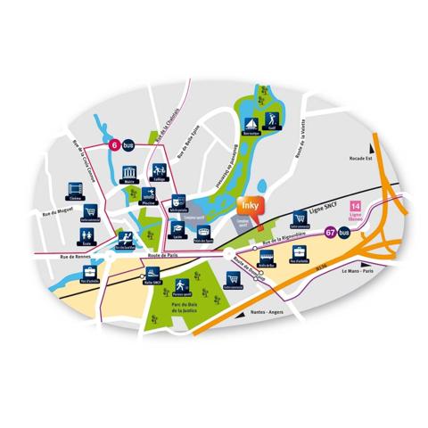 Appartement EN ATTIQUE à vendre 3 pièces 67 m² CESSON SEVIGNE (35) TERRASSE 60 m², CAVE, 2 PARKINGS