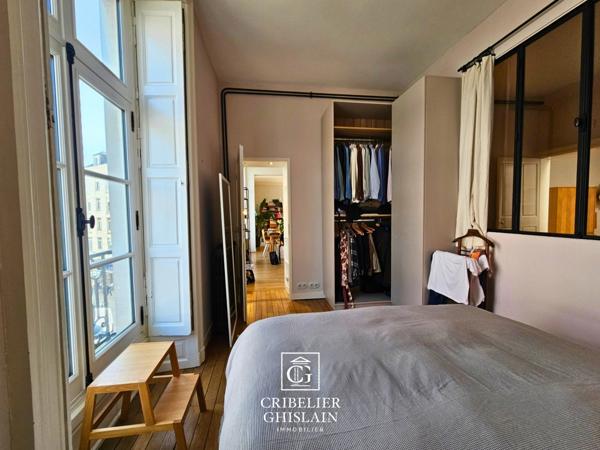 T4 de 110 m² ( 3 chambres ) – Charme de l’ancien rénové – Quartier Graslin, Nantes