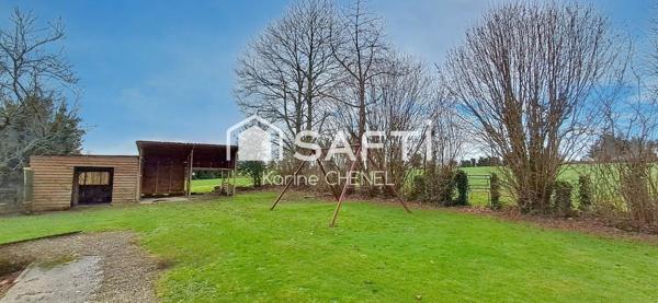 Maison en pierres 5ch double garage puits