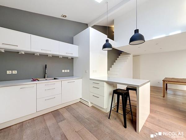 Loft contemporain avec terrasse, patio et garage – Bordeaux Saint-Nicolas