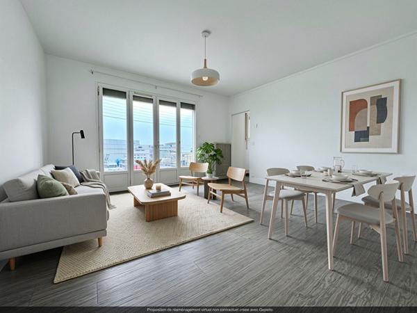 Appartement 3 pièces rénové