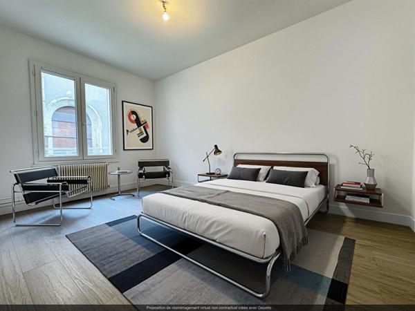 Appartement 3 pièces rénové