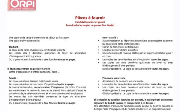 Appartement à louer    2 pièces •  Saint-François