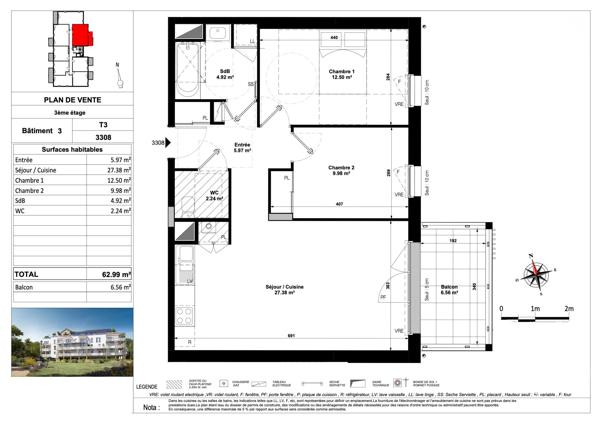 Vente Appartement Pornichet 44380 Saint-Nazaire-La Baule
